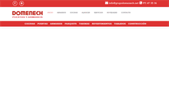 Desktop Screenshot of grupodomenech.net