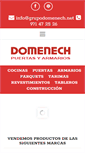 Mobile Screenshot of grupodomenech.net