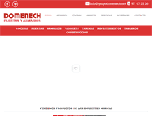 Tablet Screenshot of grupodomenech.net